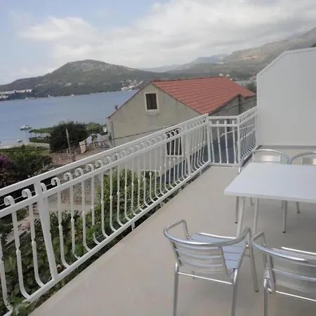 Апартаменты Marija Slano- Two-bedroom With Balcony And Sea View - 1 A Слано